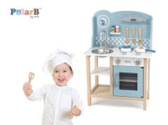 Viga Detská drevená kuchynka Viga modrá 