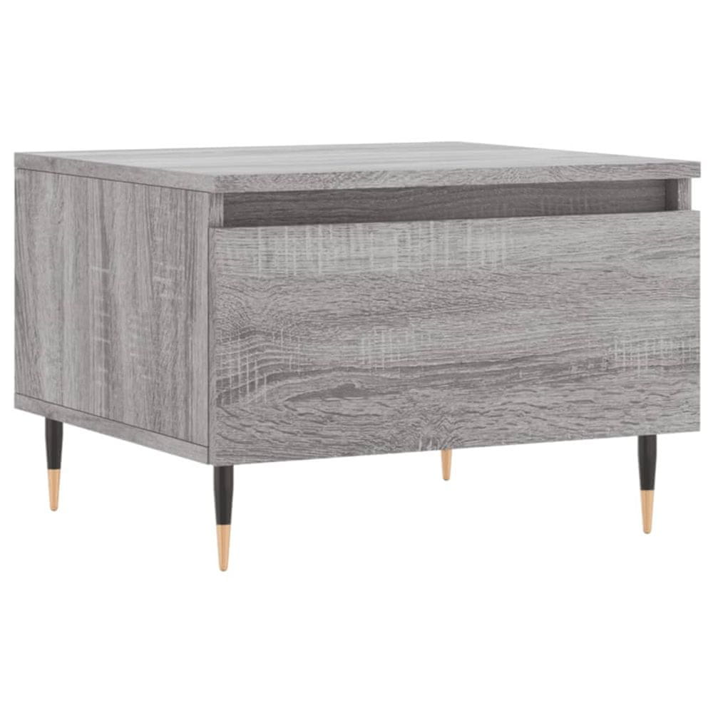 Vidaxl Konferenčný stolík sivý sonoma 50x46x35 cm kompozitné drevo