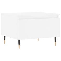 Vidaxl Konferenčný stolík biely 50x46x35 cm kompozitné drevo