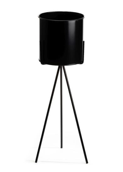 ModernHome TRIPOD 65cm čierny stojaci záhon LOFT