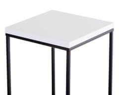ModernHome 80 cm stojaci stôl BasicLoft biely