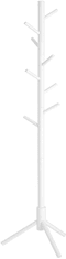 ModernHome Drevený vešiak biely 175cm MODERN