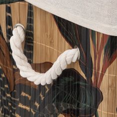 ModernHome Kôš na bielizeň z bambusu Palawan 60 L