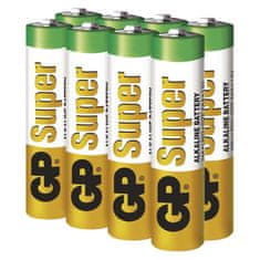 GP Alkalická batéria GP Super LR03 (AAA), 6+2 ks