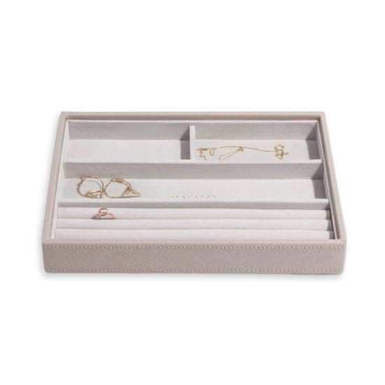 Stackers , Box na šperky Taupe Classic Ring & Bracelet Layer | šedobéžová 73752