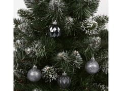 sarcia.eu Antracitové čačky na vianočný stromček, sada čačky, ozdoby na vianočný stromček 4 cm, 18 ks. 1 balik