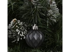 sarcia.eu Antracitové čačky na vianočný stromček, sada čačky, ozdoby na vianočný stromček 4 cm, 18 ks. 1 balik
