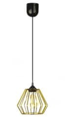 ModernHome WarsawLoft závesná lampa 13 cm zlatá