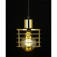 ModernHome Závesná lampa LondonStyle 12 cm zlatá
