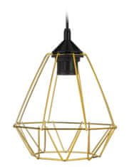 ModernHome Zlatá závesná lampa Paris Diamond 19 cm