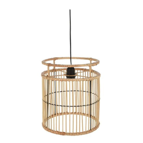 ModernHome Bambusová stropná lampa Boho natural