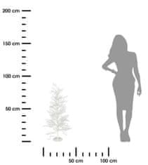 ModernHome Vianočný stromček biely 58 viedol 90 cm