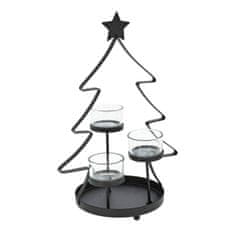 ModernHome Sviečka na vianočný stromček na 3 čajové sviečky