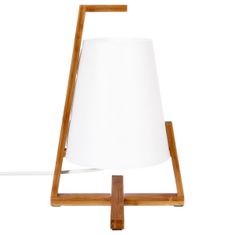 ModernHome Bambusová nočná lampa Gong 32 cm
