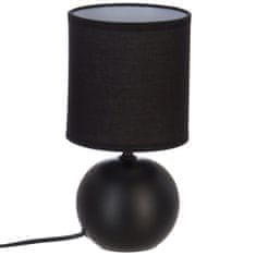 ModernHome Nočná lampa Timeo čierna 25 cm