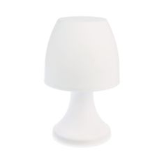 ModernHome Prenosné LED nočné svetlo biele 19 cm
