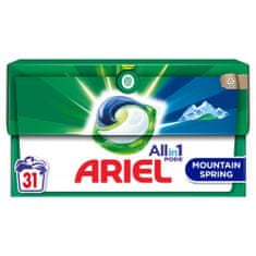 Ariel kapsuly na pranie Mountain Spring 31 ks
