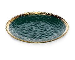 ModernHome Kati Zelený zlatý tanier 20 cm