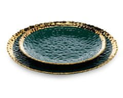 ModernHome Kati Zelený zlatý tanier 25 cm