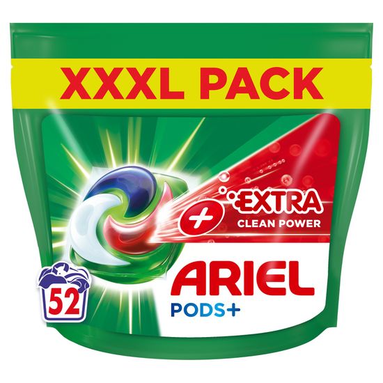 Ariel + kapsule na pranie Extra Clean 52 ks