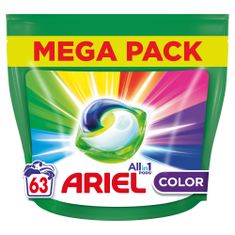 Ariel kapsule na pranie Color 63 ks