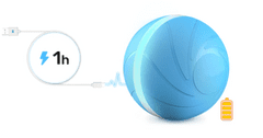 BOT  Interaktívna lopta pre psov modrá