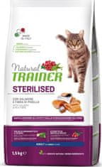 4DAVE TRAINER Natural Cat STERILISED losos 1,5kg