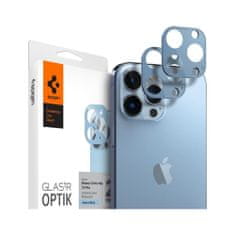 Spigen tR Optik 2 Pack tvrdené sklo na fotoaparát iPhone 13 pre/Max modré, AGL04032