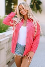 OMG! Dámska košeľová bunda Marie-Claire ružová L