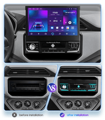 Hizpo 1DIN 2GB autorádio s kamerou, Android 12, WIFI GPS USB, Android rádio s GPS navigáciou, Handsfree Bluetooth, USB