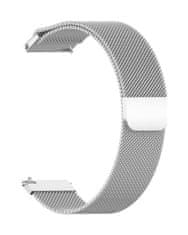 Techsuit Univerzálny oceľový remienok Watchband W009 22 mm strieborný 76454