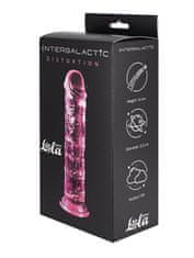Lola Games Intergalactic Distortion (Pink), sexy priehľadné dildo