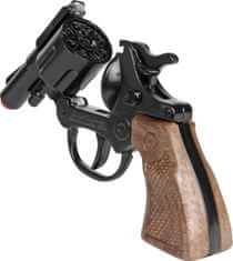 Gonher Policajné revolver kovový čierny 8 rán