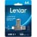 LEXAR flash disk 64GB - JumpDrive D400 Dual USB-C & USB-A 3.1 (čítanie až 130MB/s)