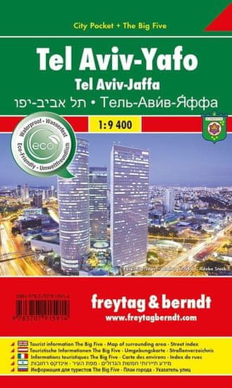 Freytag & Berndt PL 526 CP Tel Aviv - Jaffa 1:9 400 / vreckový plán mesta