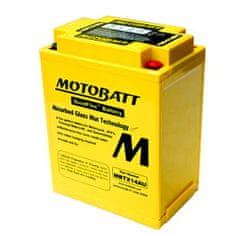 MOTOBATT Batéria MBTX14AU 16,5Ah, 12V, 4 vývody