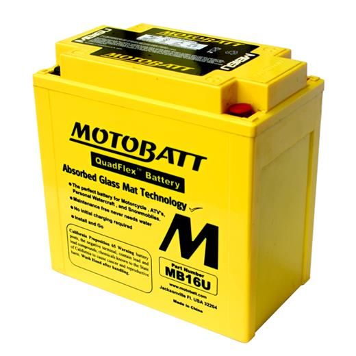 MOTOBATT Batéria MB16U 20Ah, 12V, 4 vývody