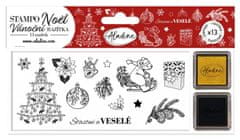 Aladine Pečiatky Stampo Noël - Severské Vianoce 12 ks