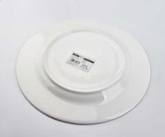 Affekdesign Porcelánový tanier SIMPLE plytký biely