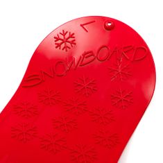Baby Mix Detský klzák na sneh SNOWBOARD 72 cm červený