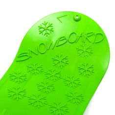Baby Mix Detský klzák na sneh SNOWBOARD 72 cm zelený