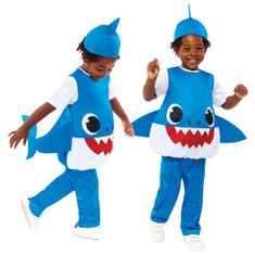 Baby Shark Kostým modrý 3-4 roky