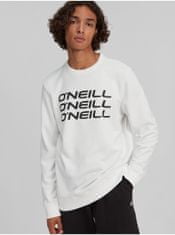 O'Neill Biela pánska mikina O'Neill Triple Stack XL