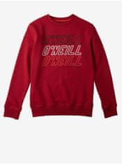 O'Neill Červená detská mikina O'Neill All Year Crew 140