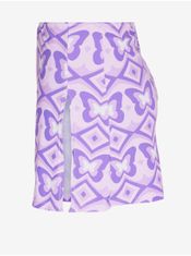 Noisy May Svetlo fialová dámska vzorovaná sukňa cez plavky Noisy May Stripe L