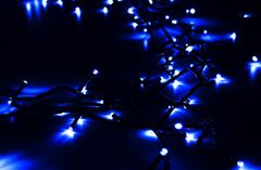 Aga Vianočný reťaz 300 LED Modrá