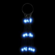 Vidaxl Svetlo na vianočný stromček na stožiar 3000 LED modré 800 cm