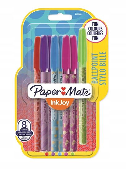 Paper Mate Sada 8 farebných pier Paper Mate Inkjoy