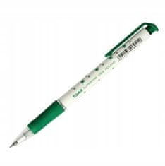 Euro Trade Plus Automatické guľôčkové pero so zeleným hviezdičkovým vzorom