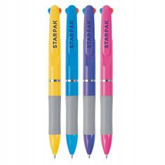 BTS Automatické viacfarebné školské pero 3v1